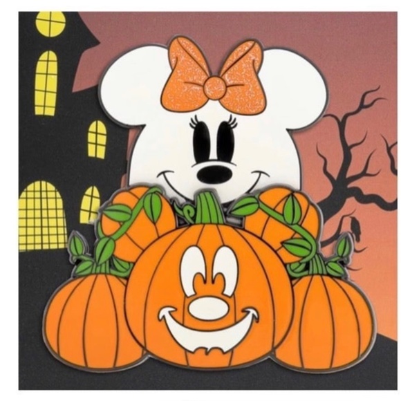 Loungefly Disney Mickey-O-Lantern Mini Backpack‎ And Pin main image 4